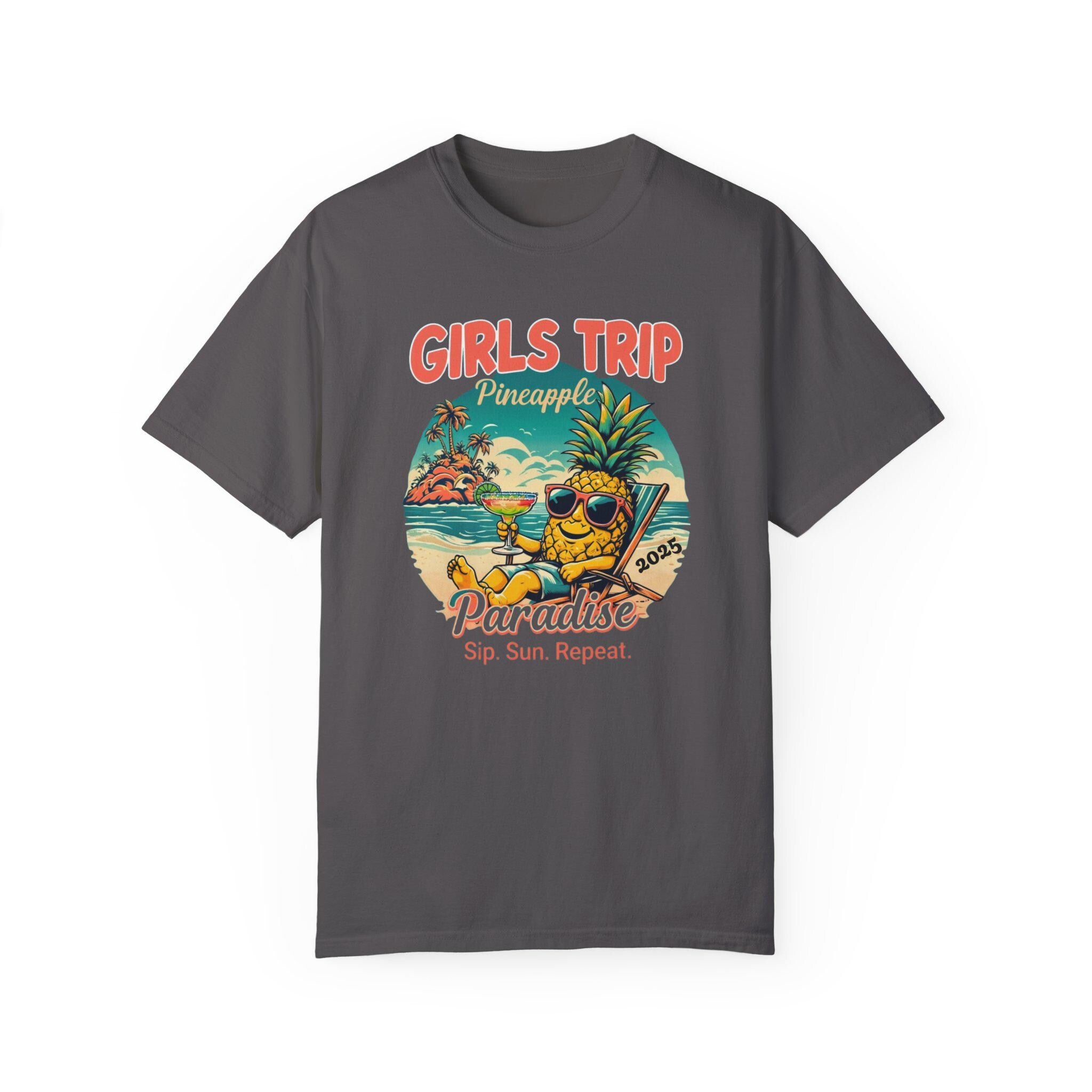 Girls Trip Pineapple T-Shirt, Girls Trip Tshirt, Custom Vacation Tee, Girls Weekend Matching Shirt, Perfect Gift for Friends and Besties