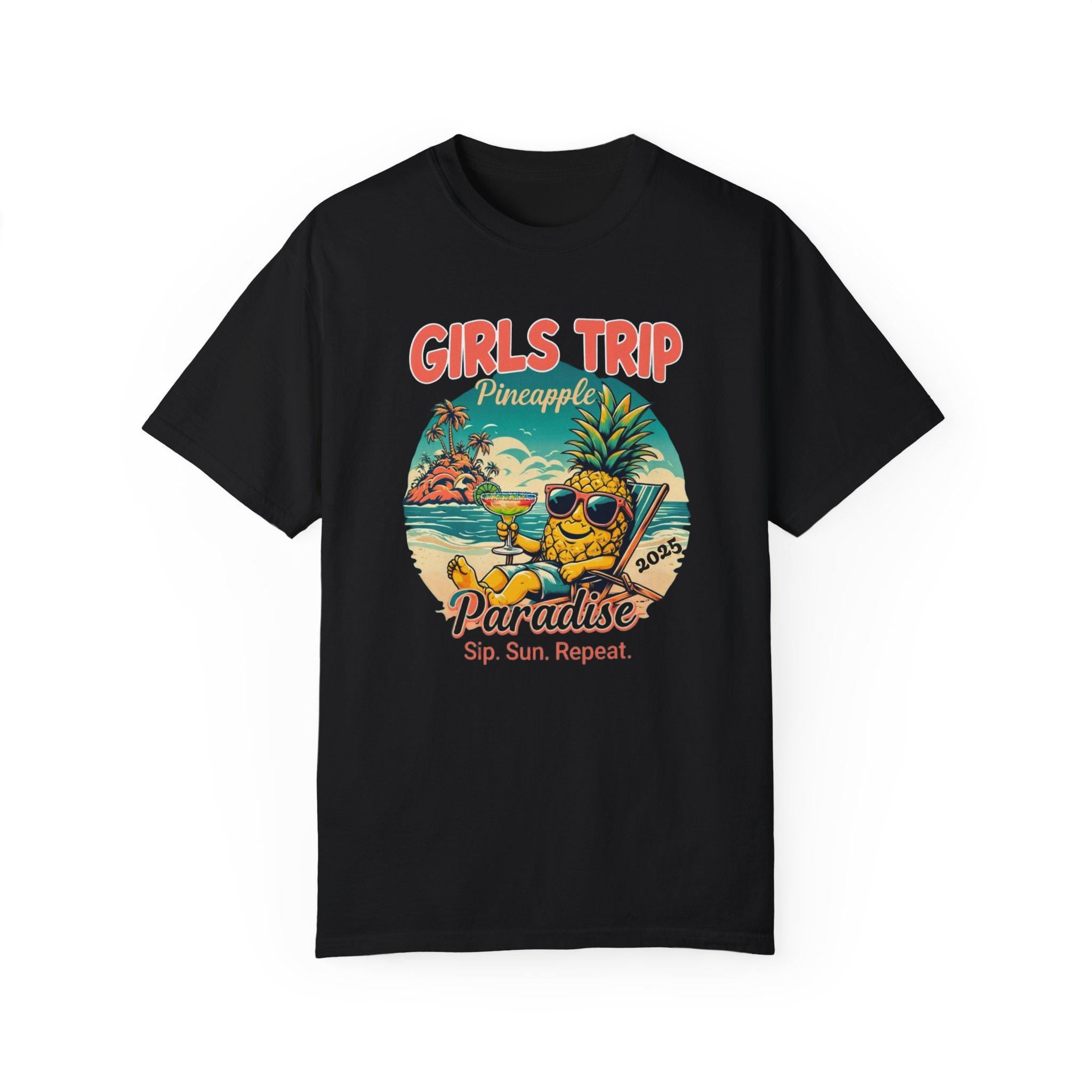 Girls Trip Pineapple T-Shirt, Girls Trip Tshirt, Custom Vacation Tee, Girls Weekend Matching Shirt, Perfect Gift for Friends and Besties