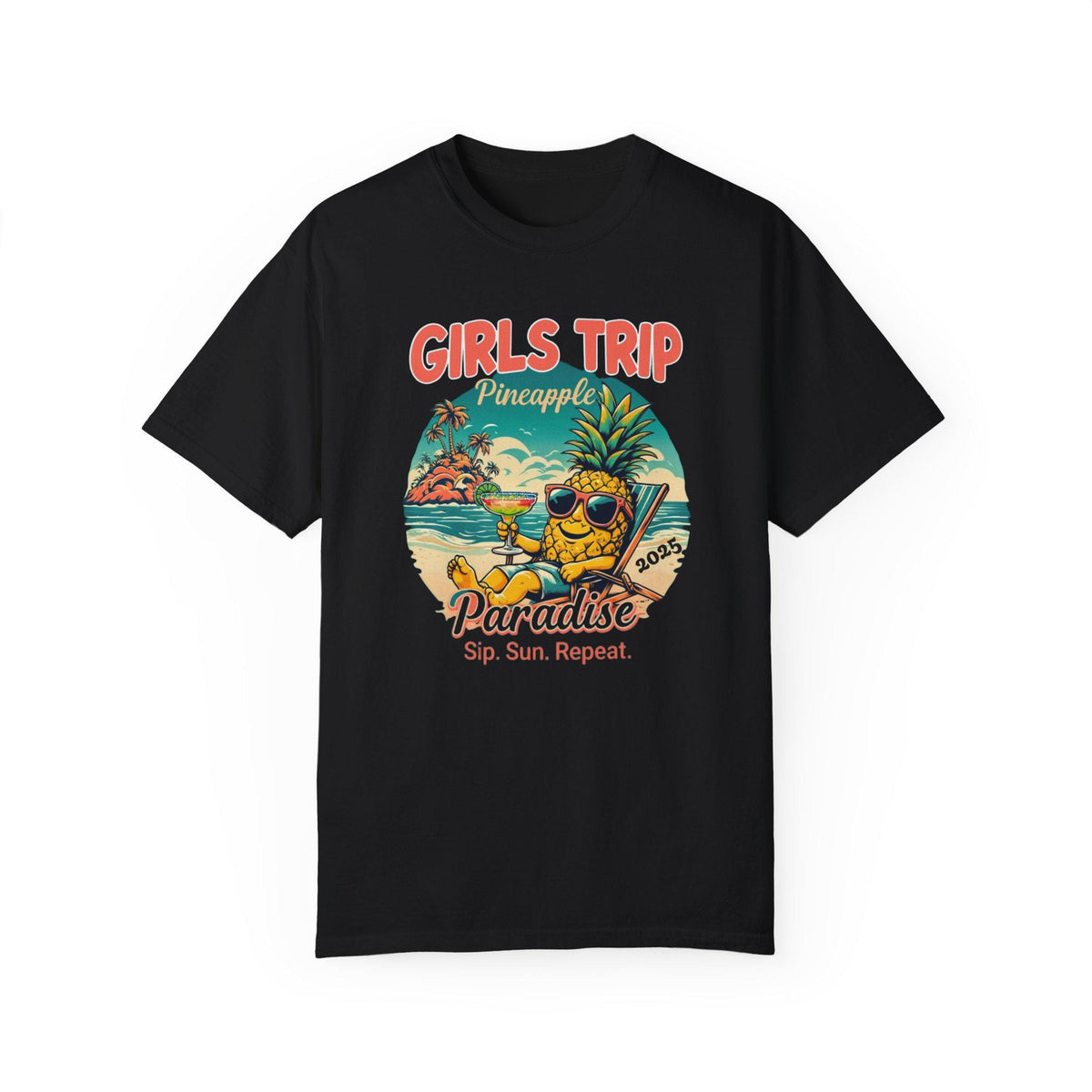 Girls Trip Pineapple T-Shirt, Girls Trip Tshirt, Custom Vacation Tee, Girls Weekend Matching Shirt, Perfect Gift for Friends and Besties