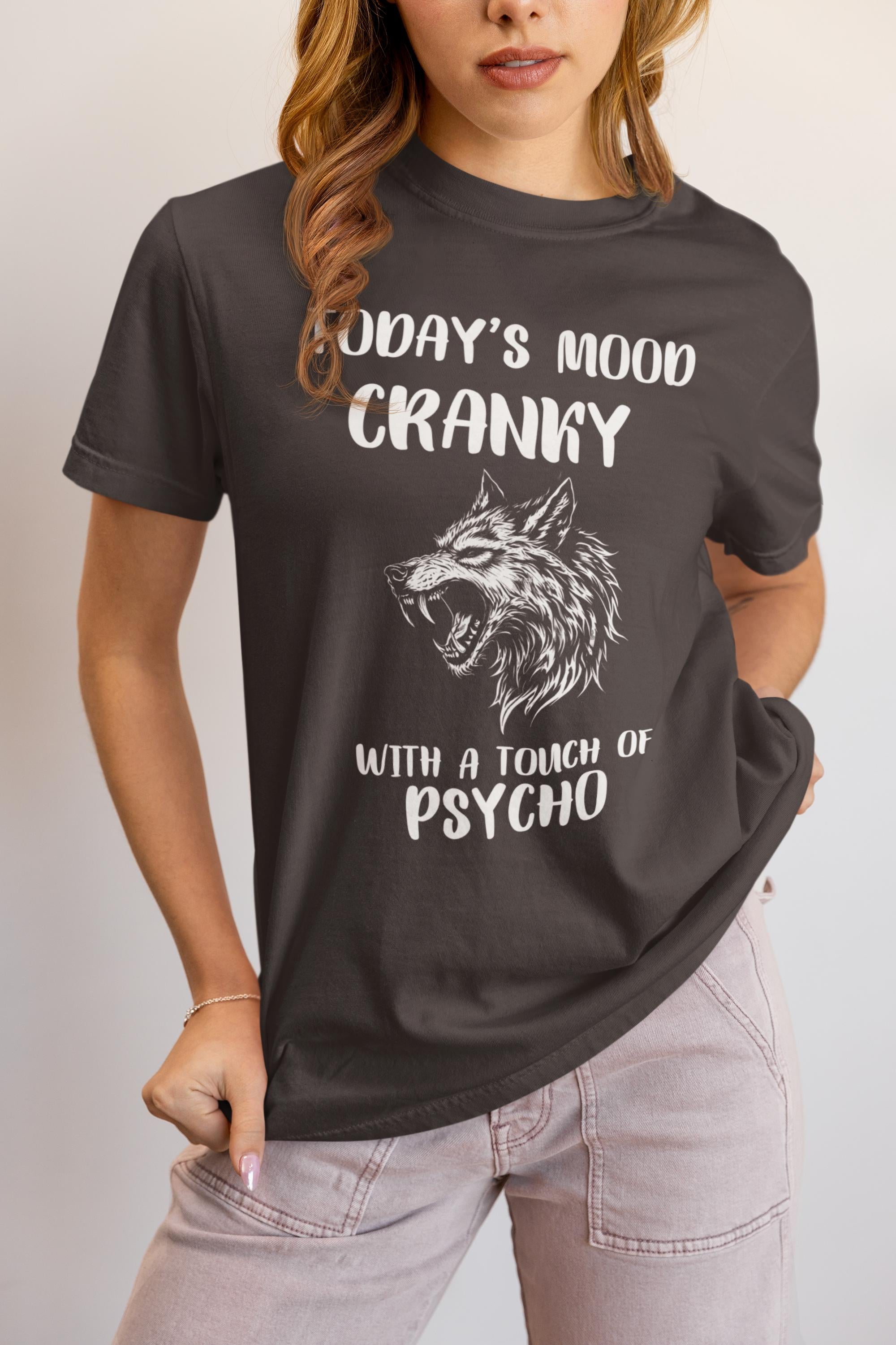 Mood T-Shirt, Psycho T Shirt, Stylish Graphic Tee, Fun Gift for Fans, Unisex Fashion Statement
