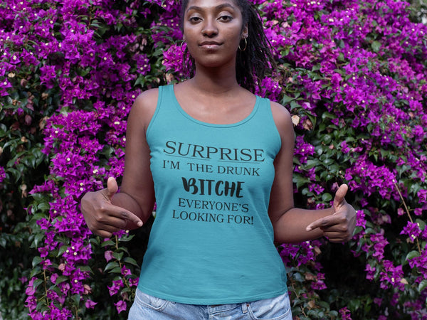 Feral Caution Tank Top for Wild Spirits, Group Party Tank Tops, Custom Bachelorette Tanks, Birthday Tops, Matching Group Tees