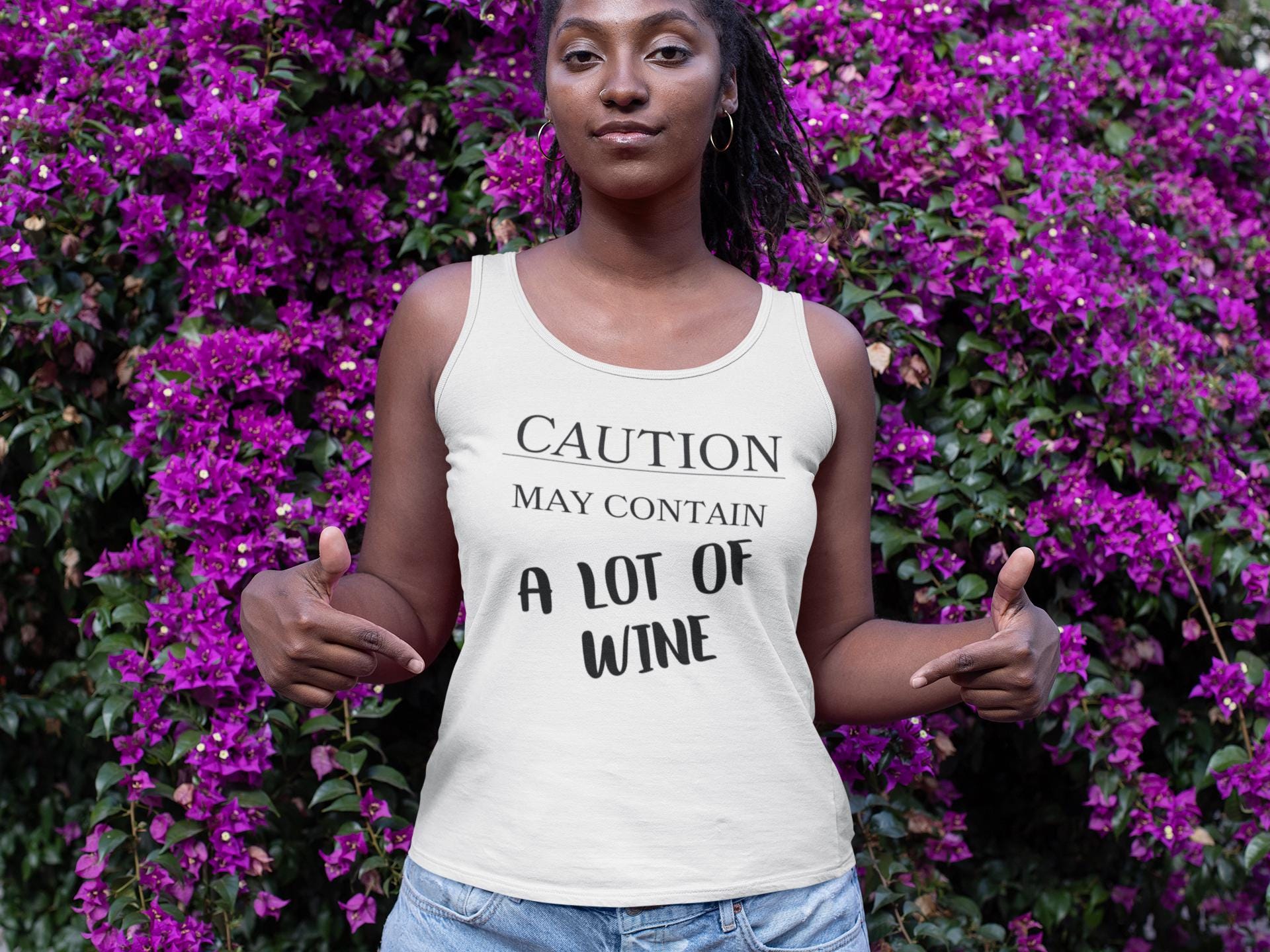 Feral Caution Tank Top for Wild Spirits, Group Party Tank Tops, Custom Bachelorette Tanks, Birthday Tops, Matching Group Tees