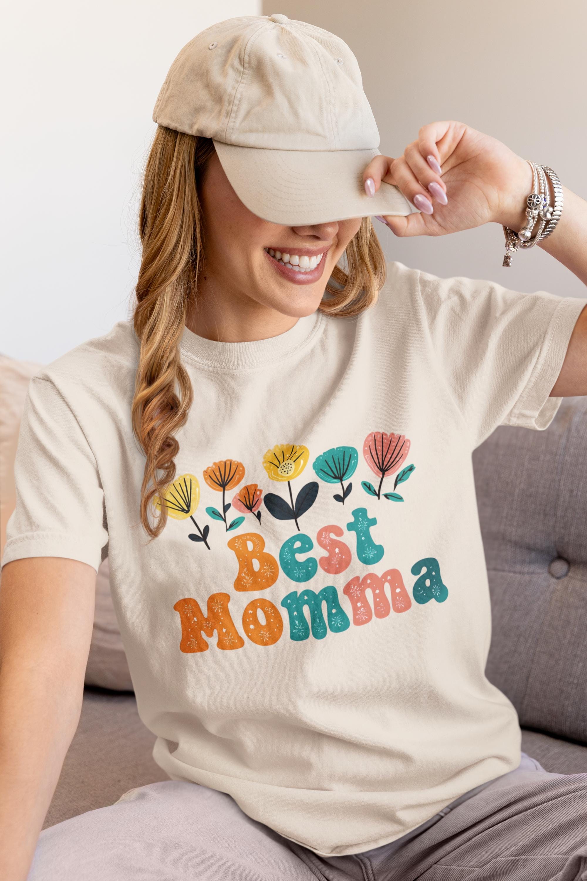 Best Momma T-shirt | Mothers Day Gift, Floral Tee, Gift for Moms, Cute Mom Shirt, Everyday Wear