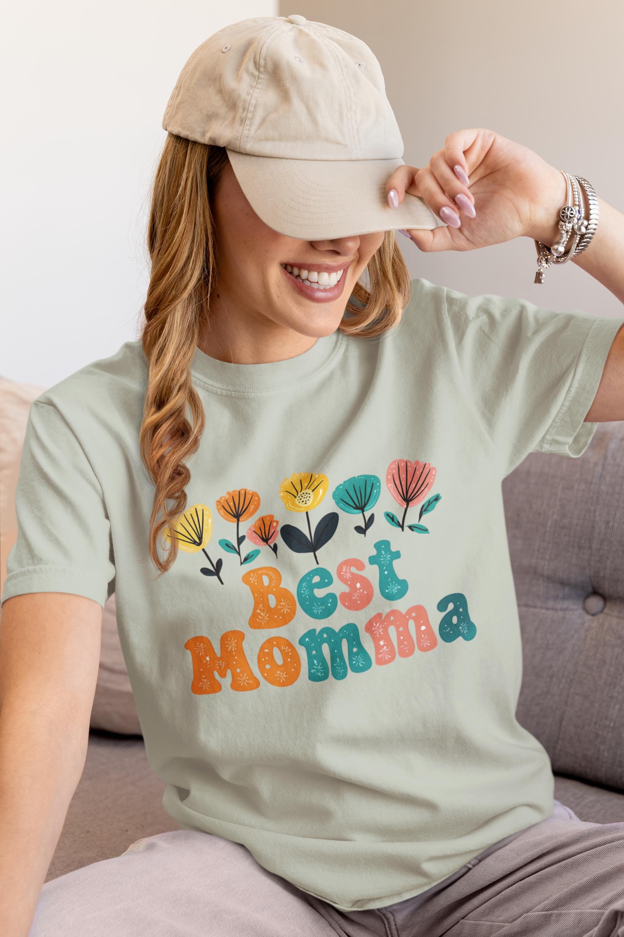 Best Momma T-shirt | Mothers Day Gift, Floral Tee, Gift for Moms, Cute Mom Shirt, Everyday Wear