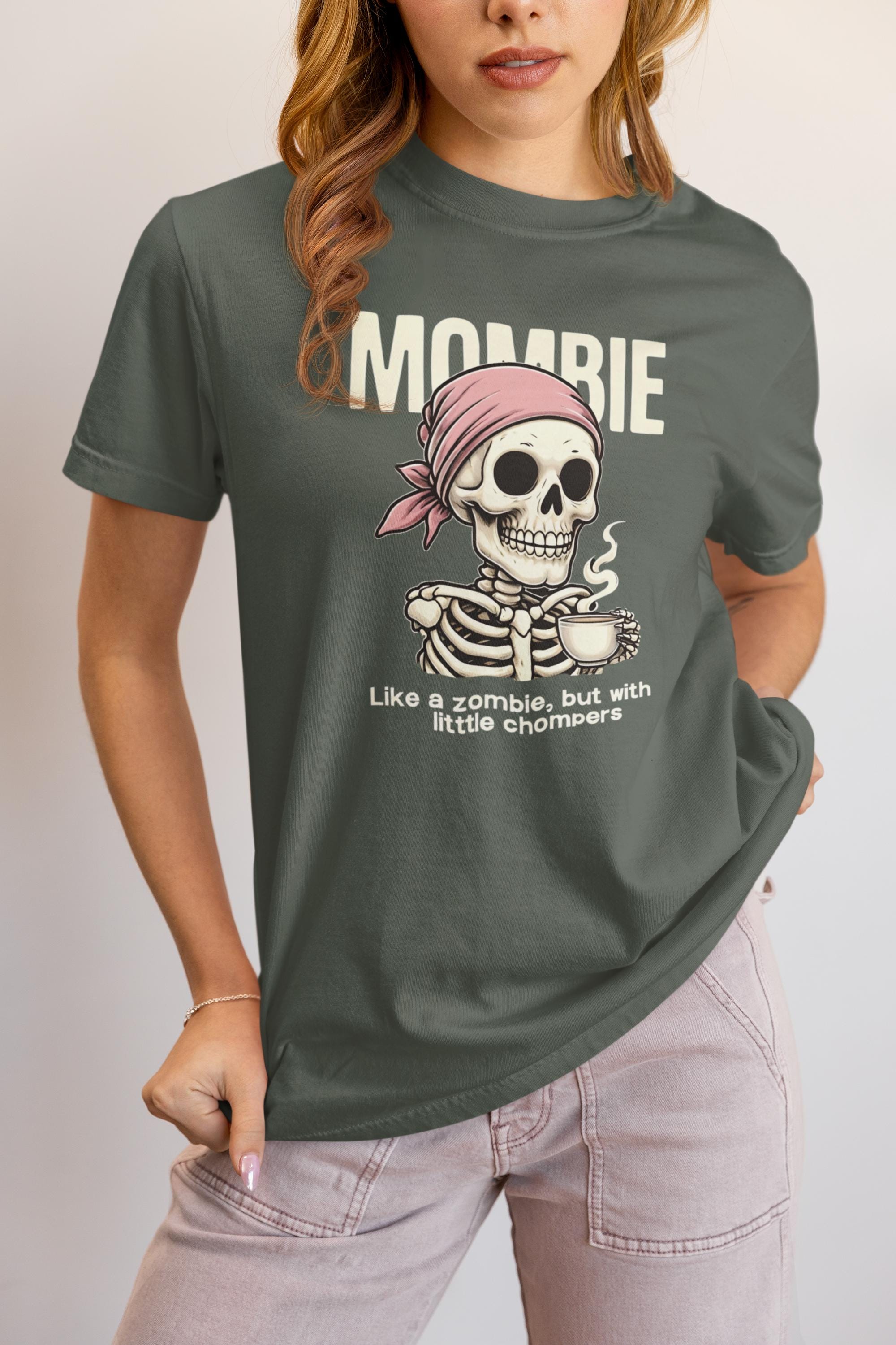 Mommy Zombie Unisex T-shirt, Halloween Graphic Tee, Horror Movie Fan Gift, Halloween Costume Shirt, Zombie Apocalypse Tee