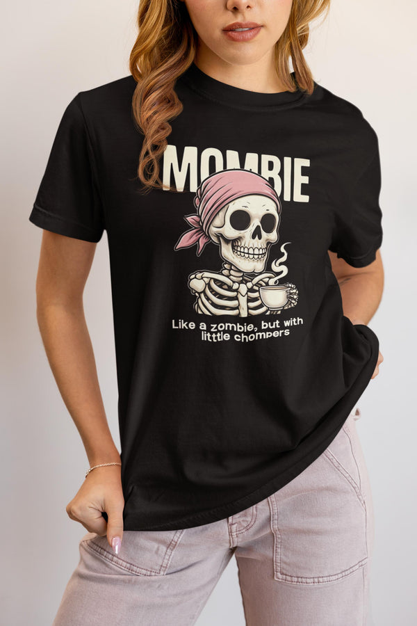 Mommy Zombie Unisex T-shirt, Halloween Graphic Tee, Horror Movie Fan Gift, Halloween Costume Shirt, Zombie Apocalypse Tee