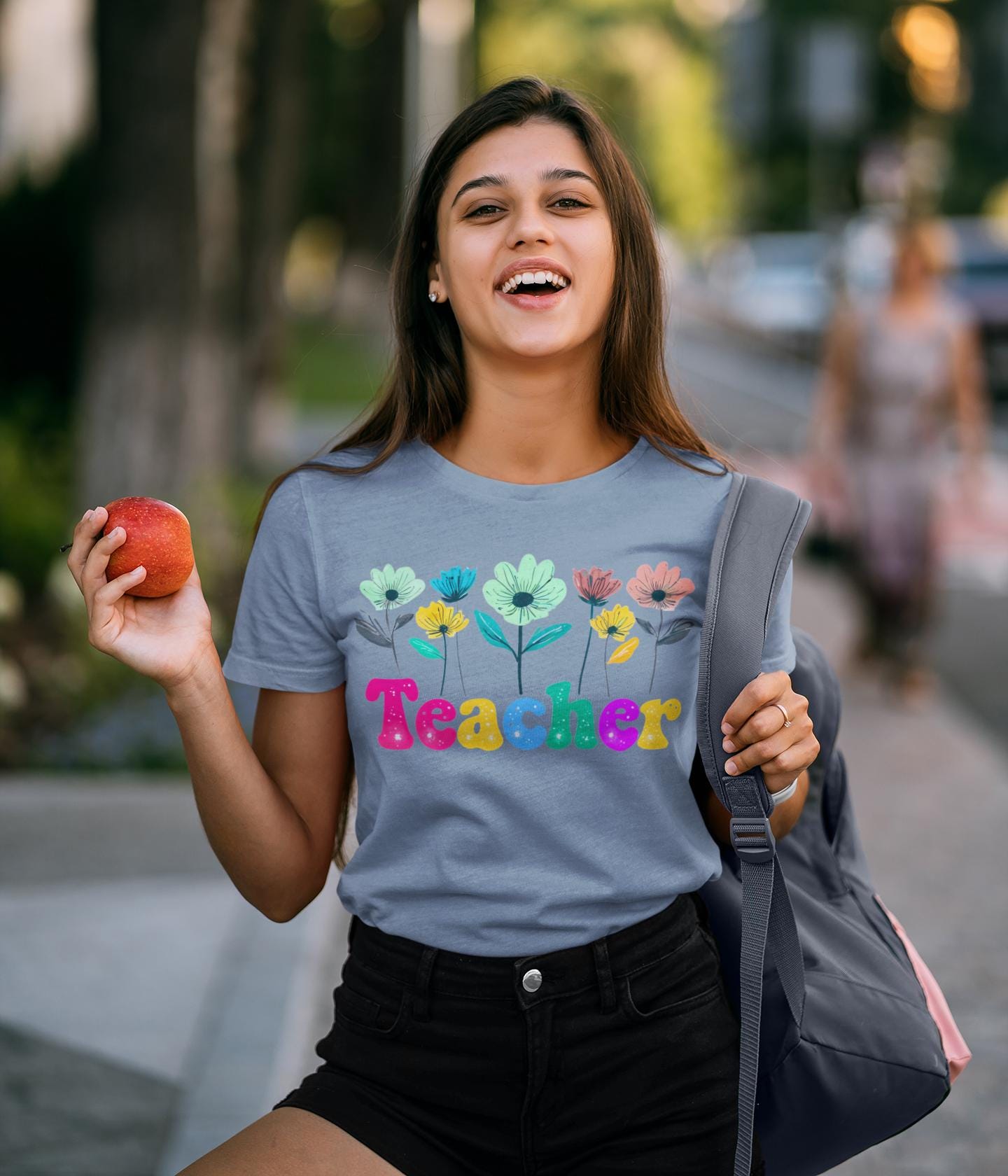 Cute Flower Teacher Shirt, Inspirational T-Shirt for Educators, Thoughtful Gift for Teachers, Teacher Appreciation