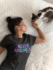 Never Apologize Shirt, Be Unapologetically You, Pride Month Tee, LGBTQ Love Is Love, Black History Design