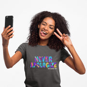 Never Apologize Shirt, Be Unapologetically You, Pride Month Tee, LGBTQ Love Is Love, Black History Design