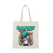 Happy Easter Bunny Tote Bag, Happy Easter Tote Bag, Bunny Tote, Spring Egg Hunt Bag, Cute Holiday Bag, Cute Rabbit Easter Decor