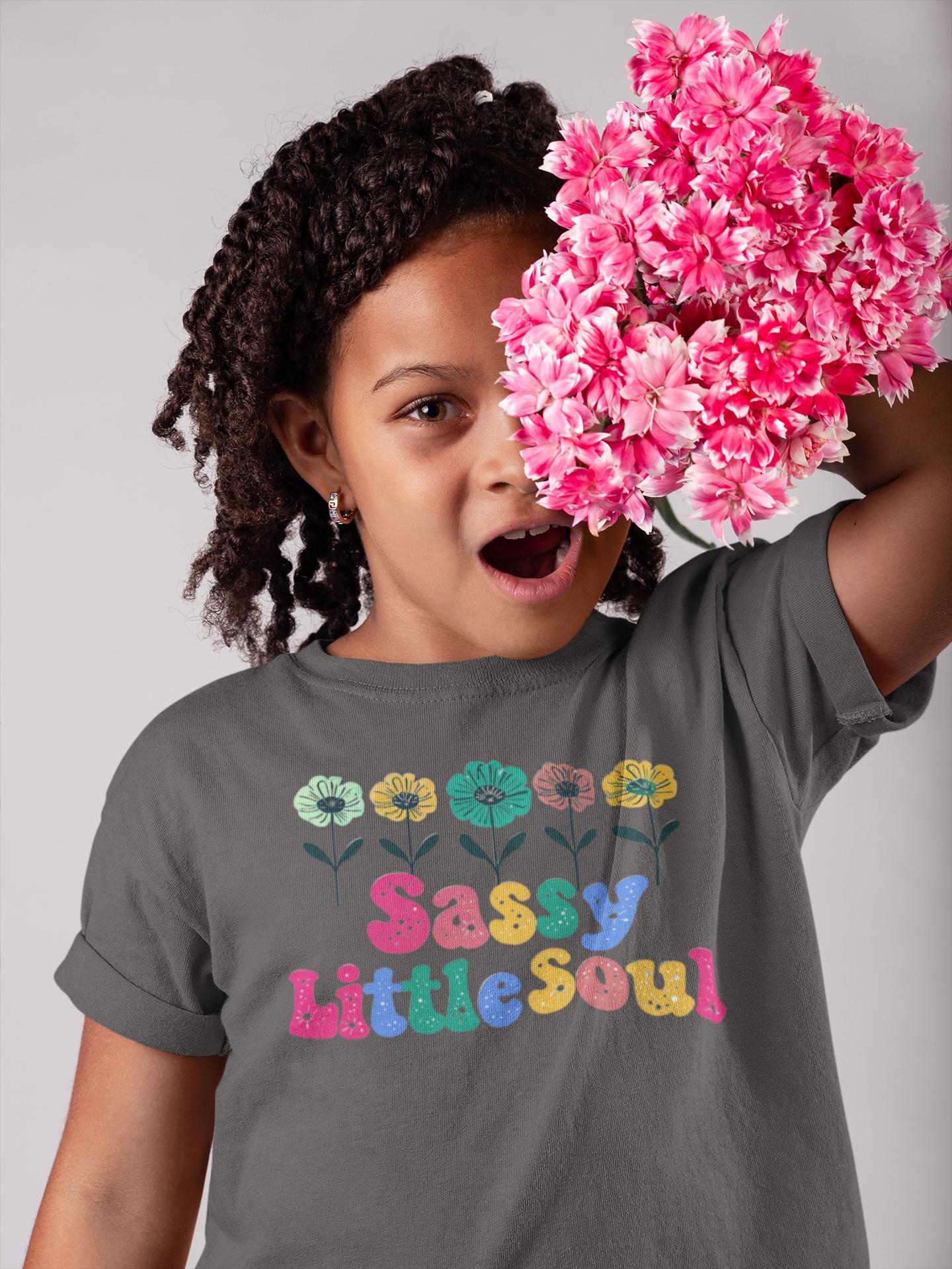 Sassy Little Soul Kids Tee, Sassy Little Soul Shirt, Cute Kids T-Shirt, Funny Toddler Shirt, Trendy Girls Apparel, Gift for Children