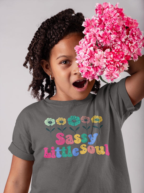 Sassy Little Soul Kids Tee, Sassy Little Soul Shirt, Cute Kids T-Shirt, Funny Toddler Shirt, Trendy Girls Apparel, Gift for Children