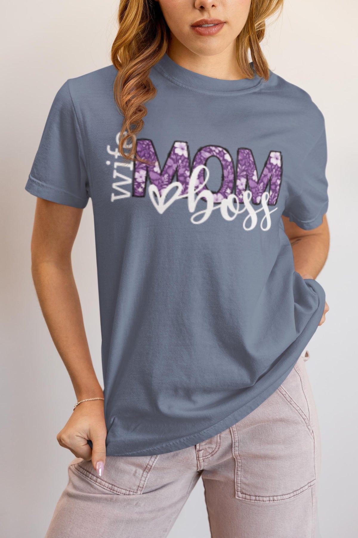 Wife Mom Boss T-Shirt, Gift for Moms, Wife Gifts, Birthday, Mothers Day Shirt, New Mom Gift, Trendy Mothers Day Gift, Cute Mom Life Shirt