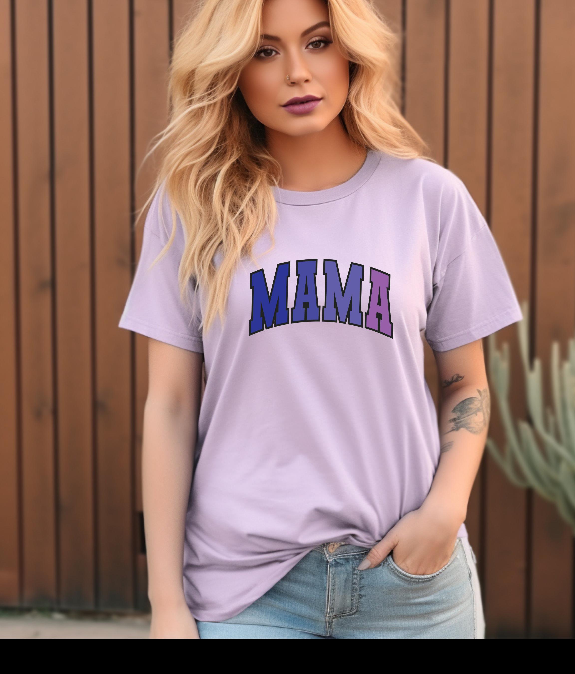Mama Tshirt, Cute Mom Shirt, Comfort Colors Tee, Mothers Day Gift, Trendy Mama T-Shirt, New Mom Present