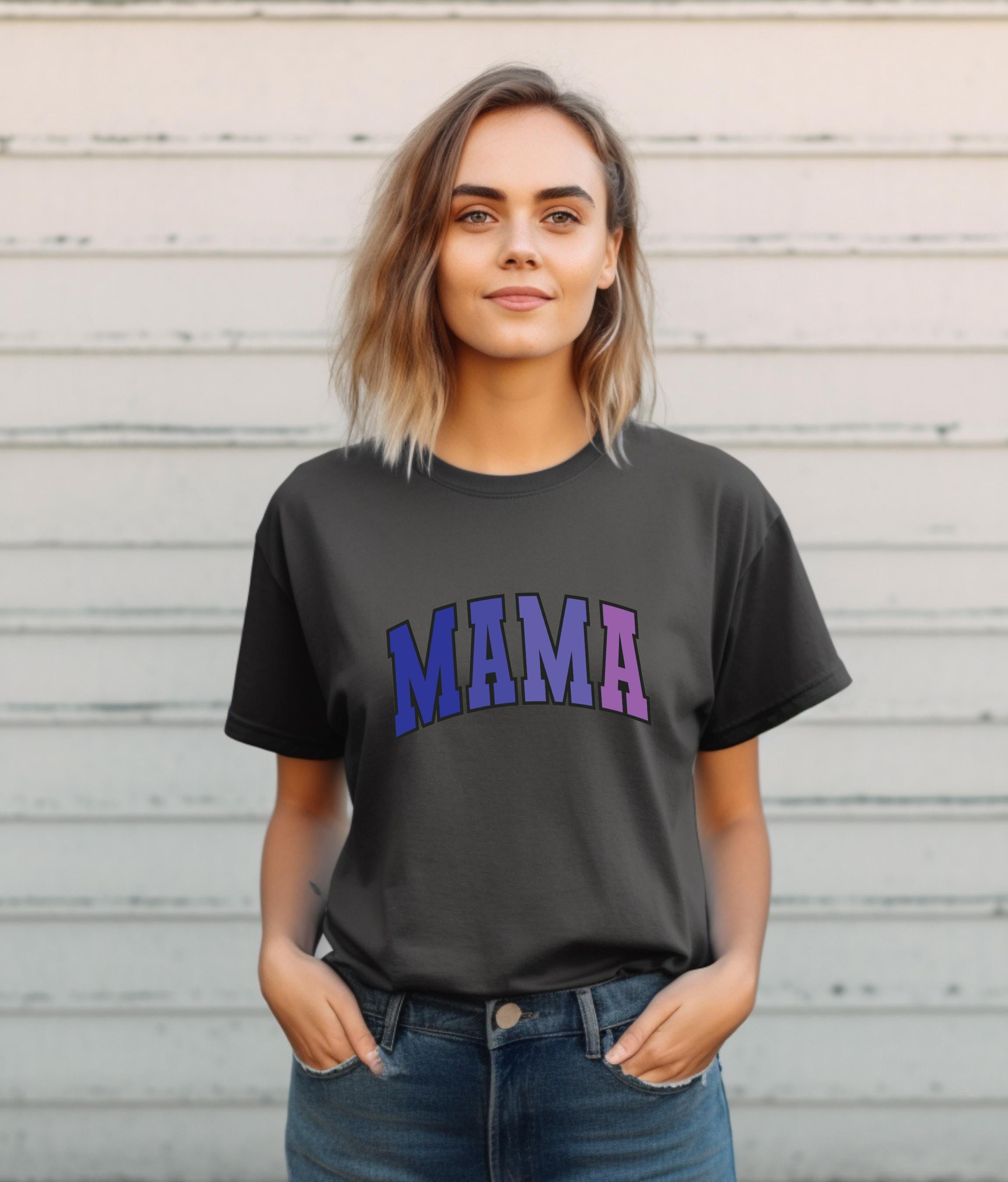 Mama Tshirt, Cute Mom Shirt, Comfort Colors Tee, Mothers Day Gift, Trendy Mama T-Shirt, New Mom Present