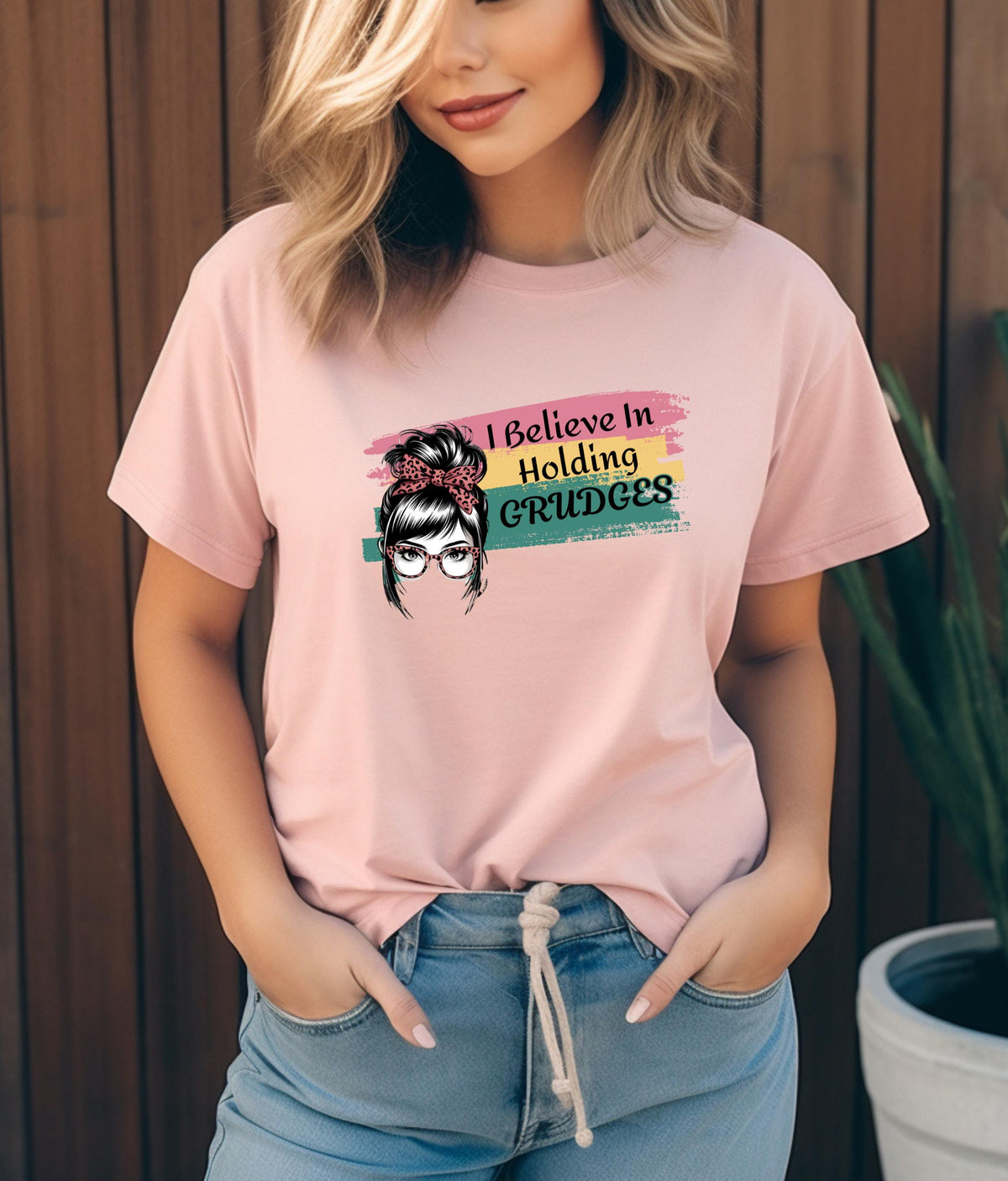 Funky Graphic T-Shirt, Believe in Holding Grudges Shirt, Sassy Humor Tee, Funny Gift for Friends, Sarcastic Apparel