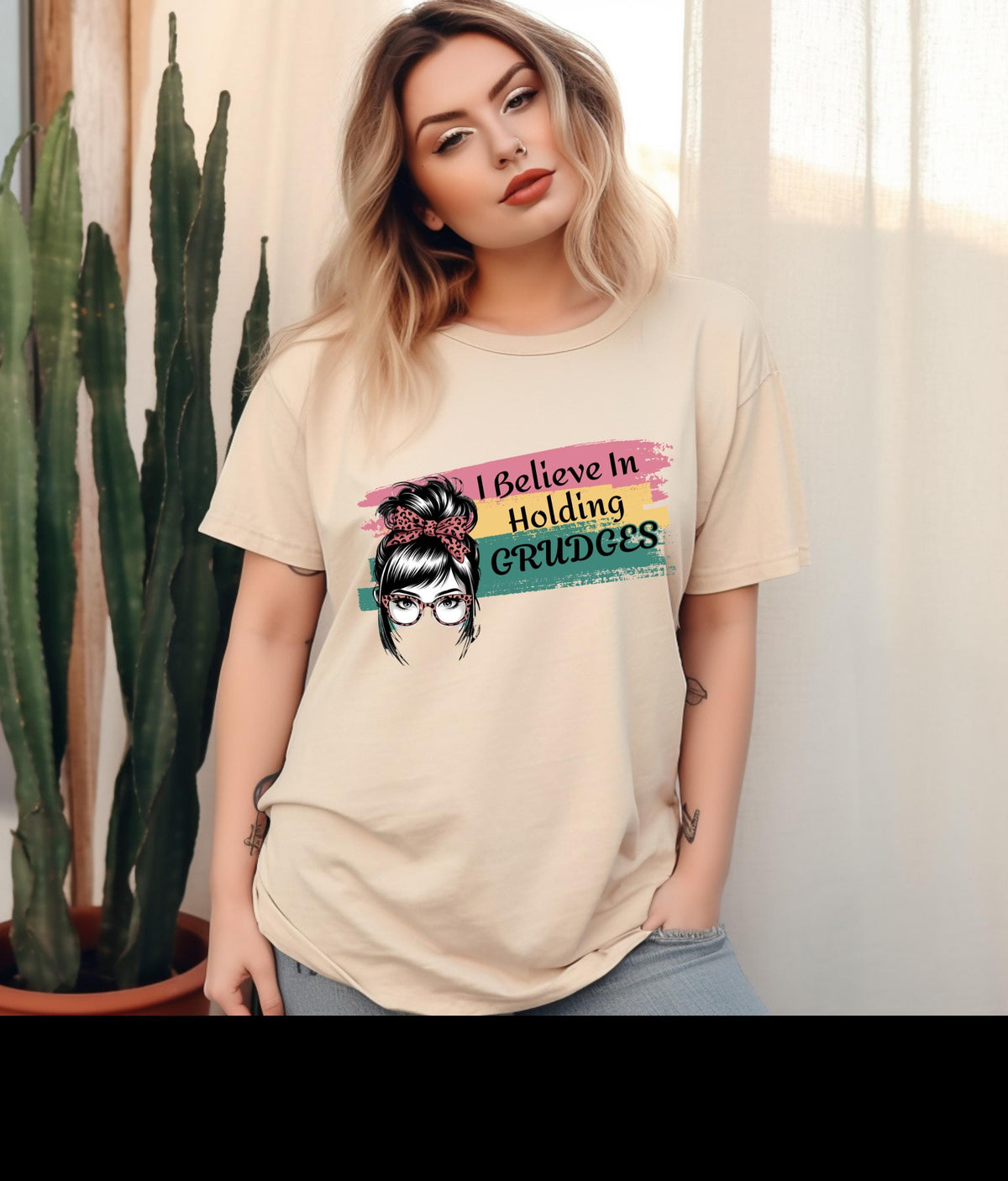 Funky Graphic T-Shirt, Believe in Holding Grudges Shirt, Sassy Humor Tee, Funny Gift for Friends, Sarcastic Apparel