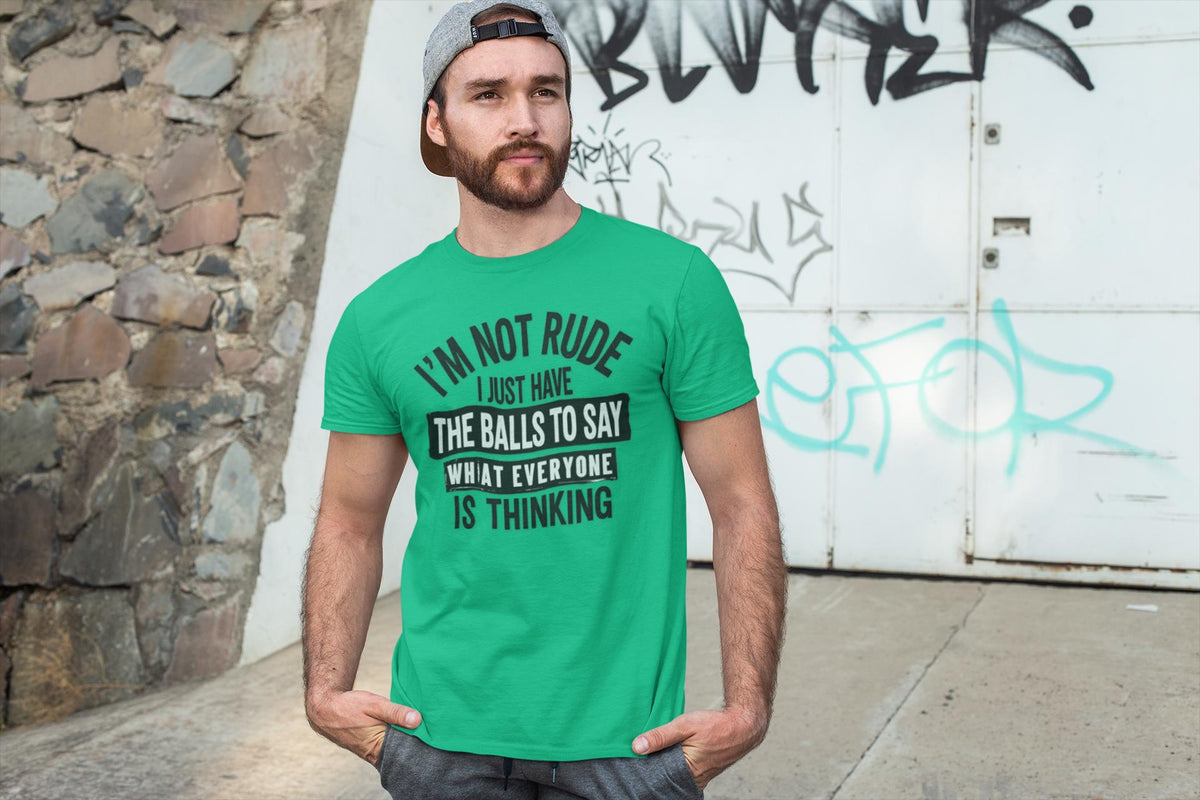 Im Not Rude, Sarcastic Tshirt, Funny Saying Tee, Gift for Him, Witty Humor Shirt, Trendy Sarcastic Graphic Tee, Conversation Starter,