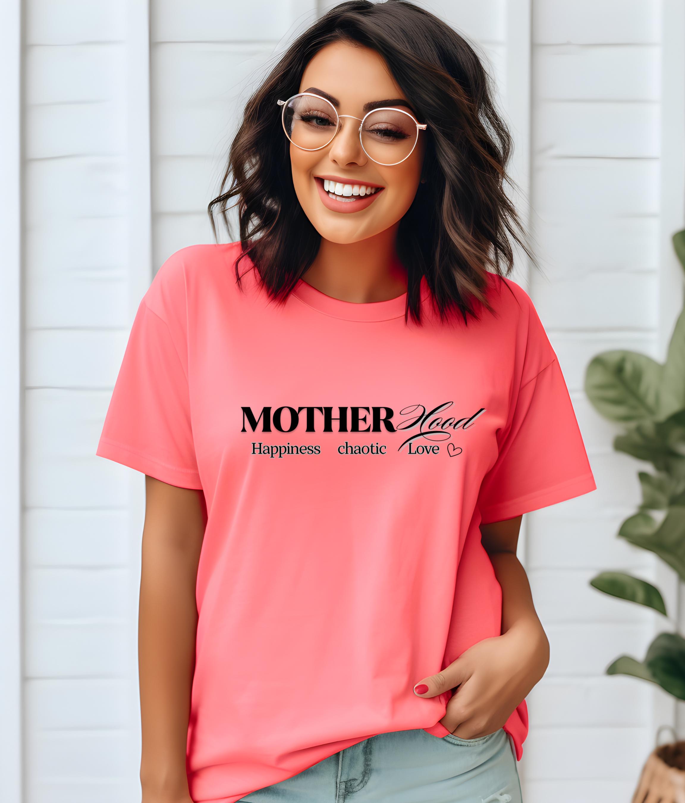Motherhood T-Shirt, Funny Mom Shirt, Mother's Day Gift, Mom Life Tee, Graphic Tee for New Moms, Gift for Mom