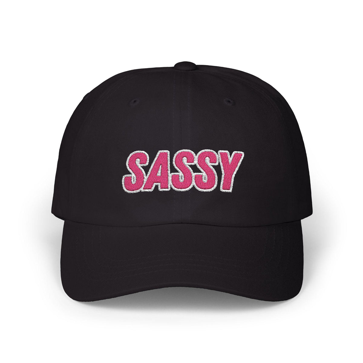 Embroided Sassy Cap, Funny Adjustable Hat for Women, Trendy Baseball Cap, Cute Sassy Ponytail Hat, Perfect Gift for Her