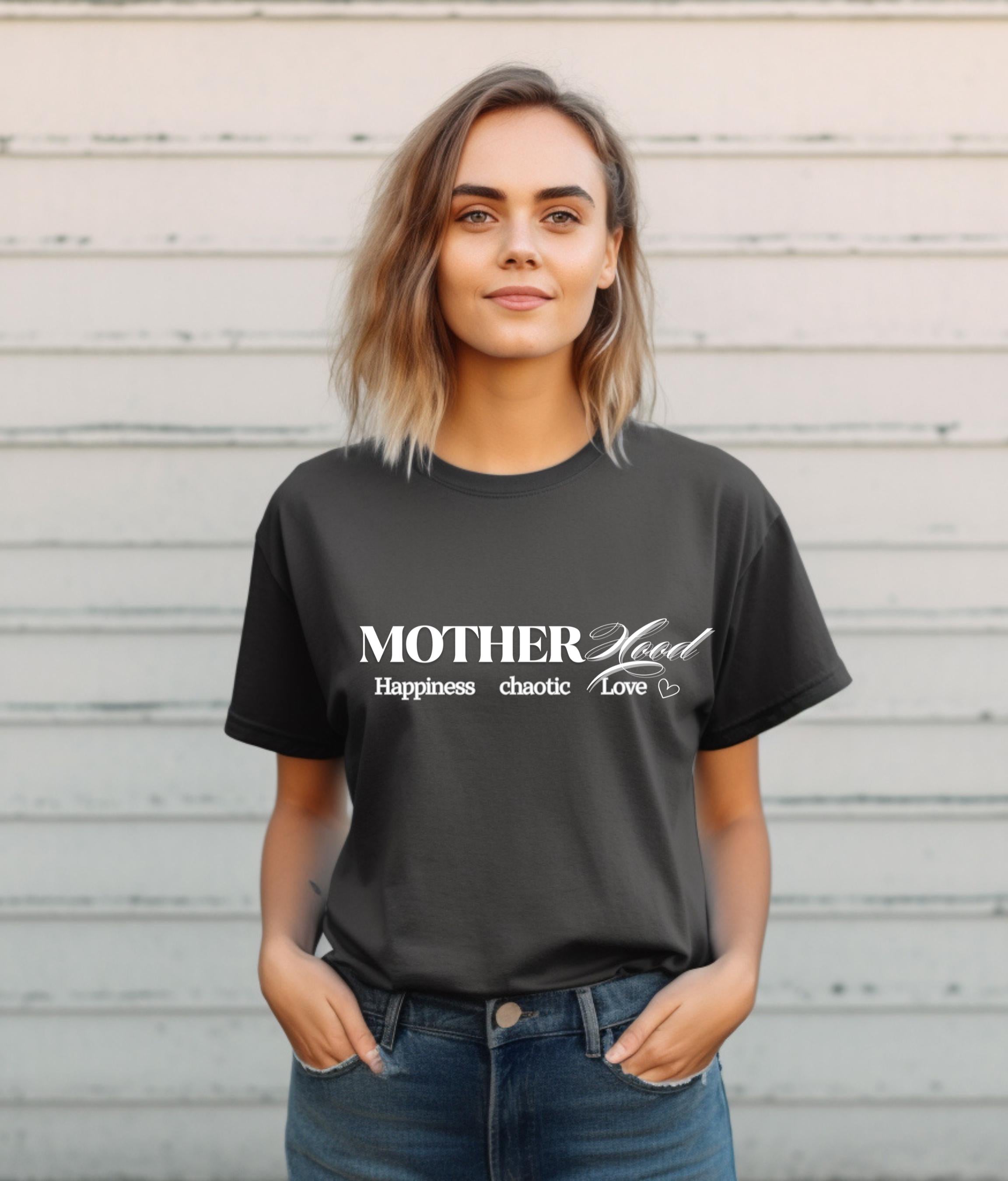 Motherhood T-Shirt, Funny Mom Shirt, Mother's Day Gift, Mom Life Tee, Graphic Tee for New Moms, Gift for Mom