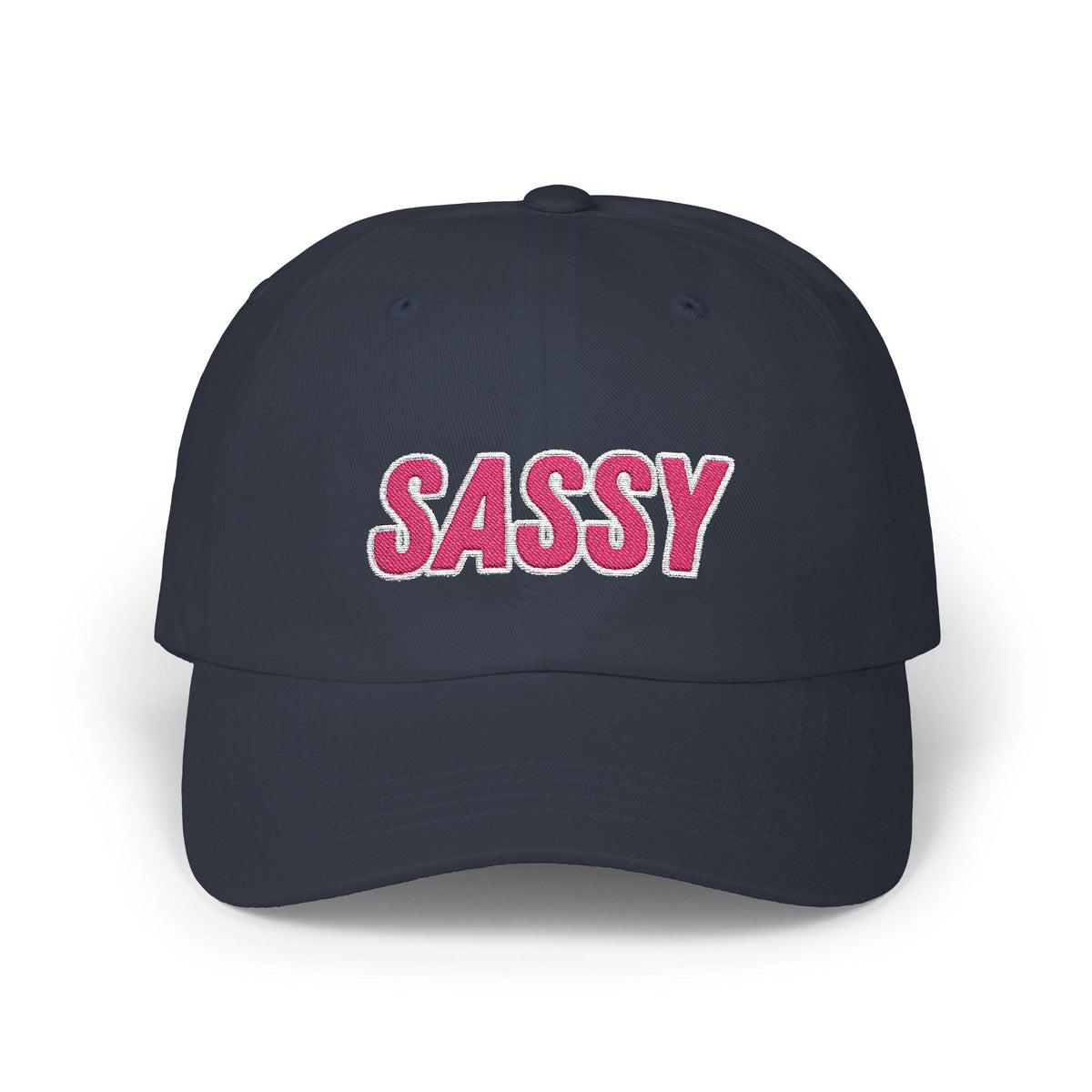 Embroided Sassy Cap, Funny Adjustable Hat for Women, Trendy Baseball Cap, Cute Sassy Ponytail Hat, Perfect Gift for Her