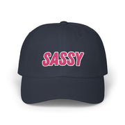 Embroided Sassy Cap, Funny Adjustable Hat for Women, Trendy Baseball Cap, Cute Sassy Ponytail Hat, Perfect Gift for Her