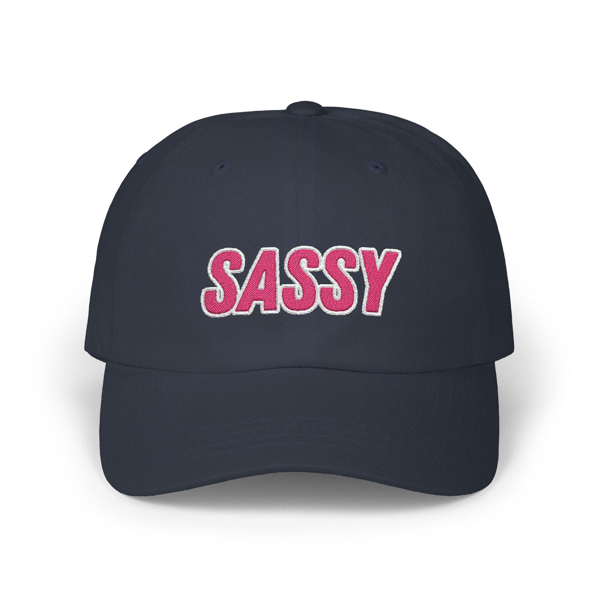Embroided Sassy Cap, Funny Adjustable Hat for Women, Trendy Baseball Cap, Cute Sassy Ponytail Hat, Perfect Gift for Her