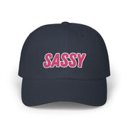 Embroided Sassy Cap, Funny Adjustable Hat for Women, Trendy Baseball Cap, Cute Sassy Ponytail Hat, Perfect Gift for Her