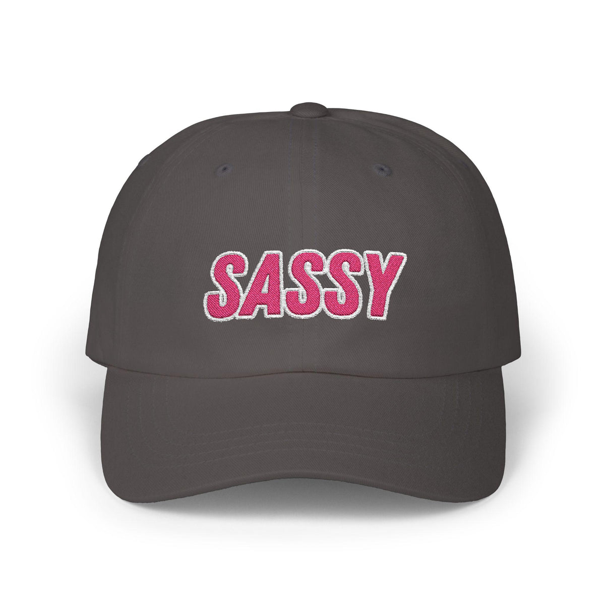 Embroided Sassy Cap, Funny Adjustable Hat for Women, Trendy Baseball Cap, Cute Sassy Ponytail Hat, Perfect Gift for Her