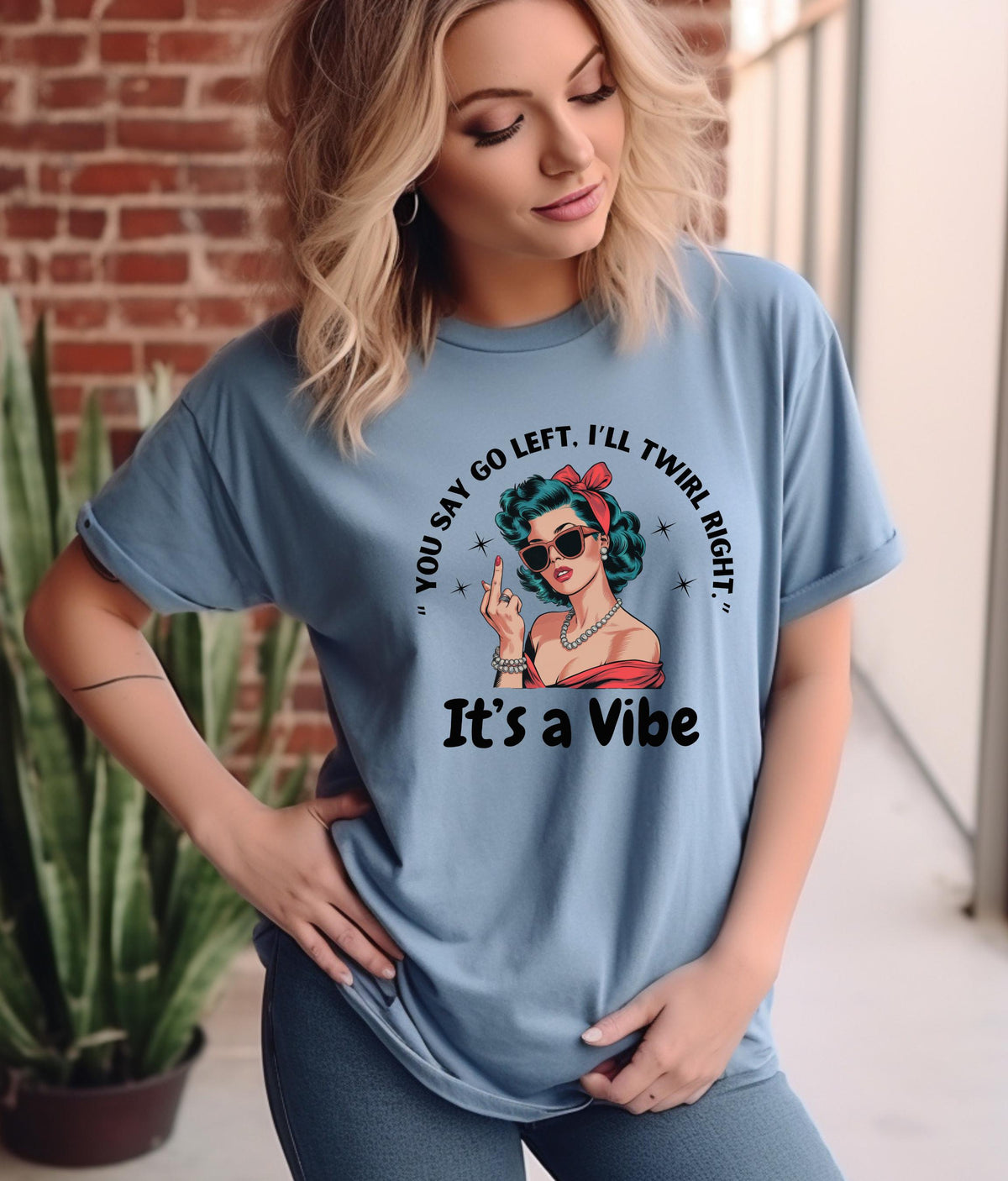 Retro Vibe Graphic Tee: Trendy Sublimation Design