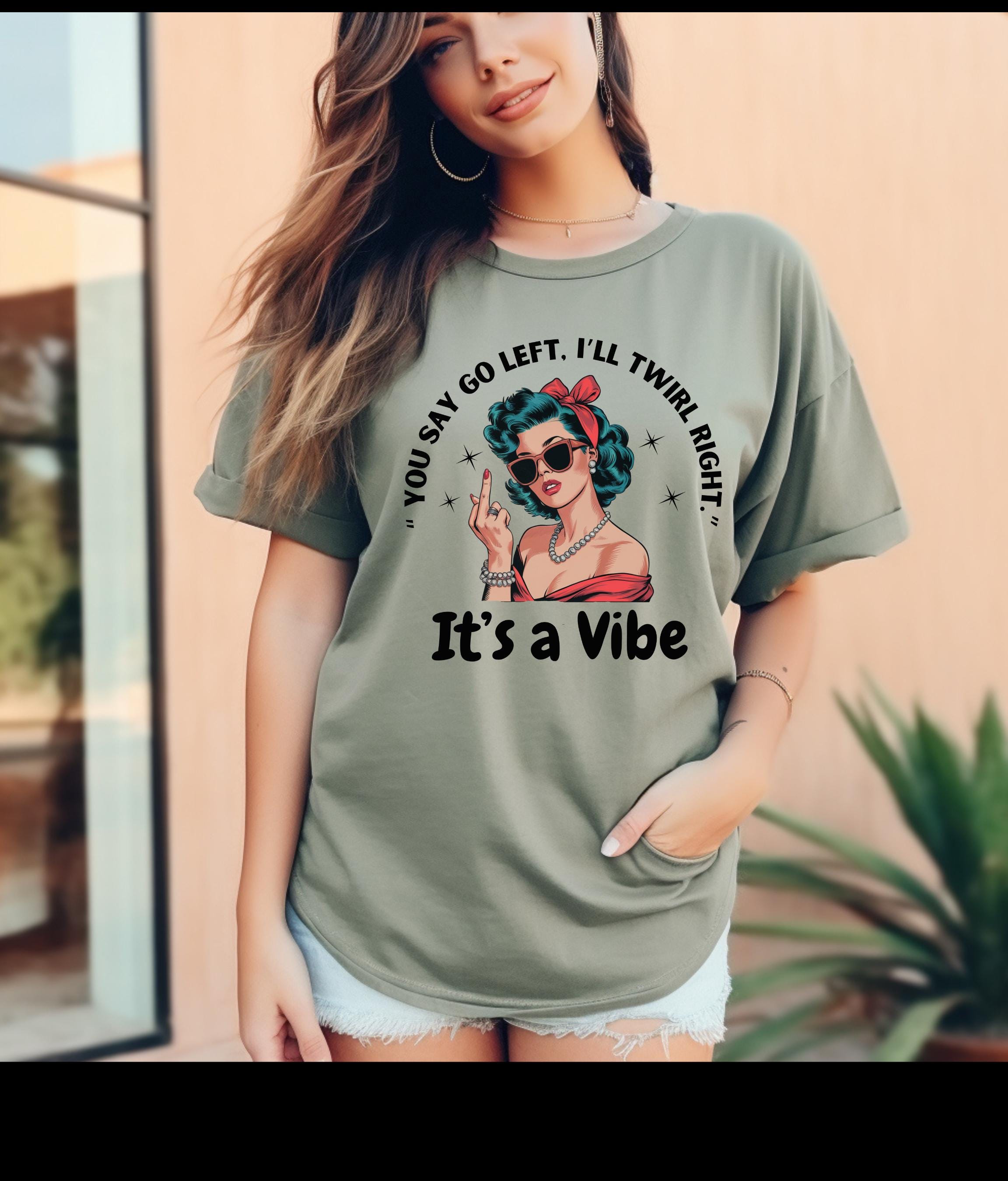 Vibe T-Shirt with Retro Design, Its a Vibe Shirt, Quirky Graphic Tee