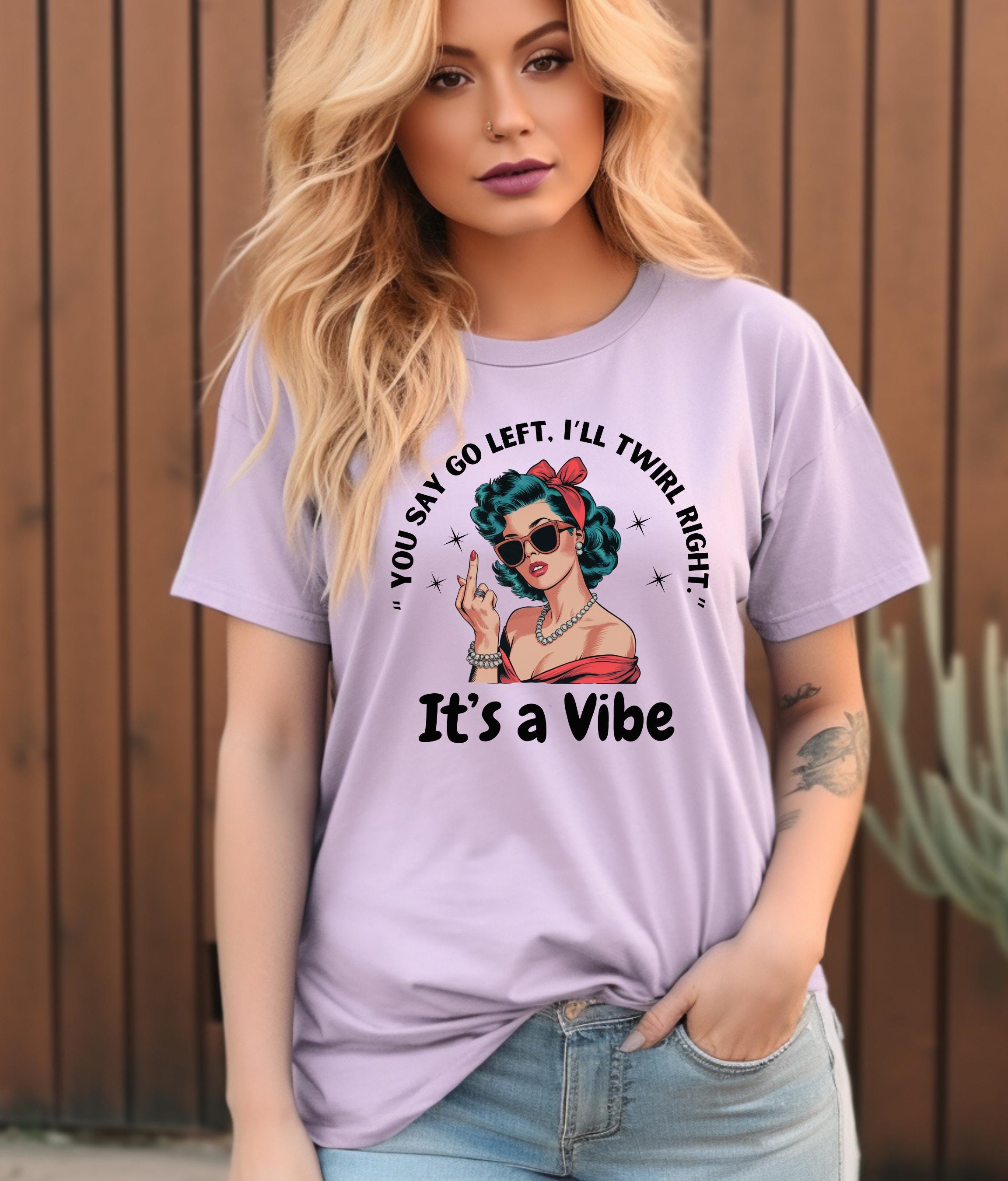 Vibe T-Shirt with Retro Design, Its a Vibe Shirt, Quirky Graphic Tee, Casual Fashion, Gift for Friends, Positive Vibe Apparel, Trendy Style