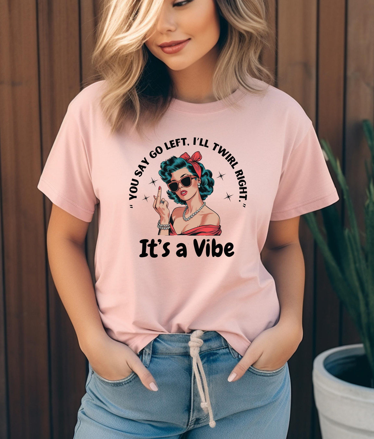 Retro Vibe Graphic Tee: Trendy Sublimation Design