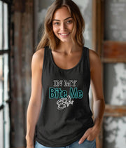 Bite Me Era Tank Top, Cool Graphic Tee, Summer Essential, Perfect for Festivals, Gift for Her