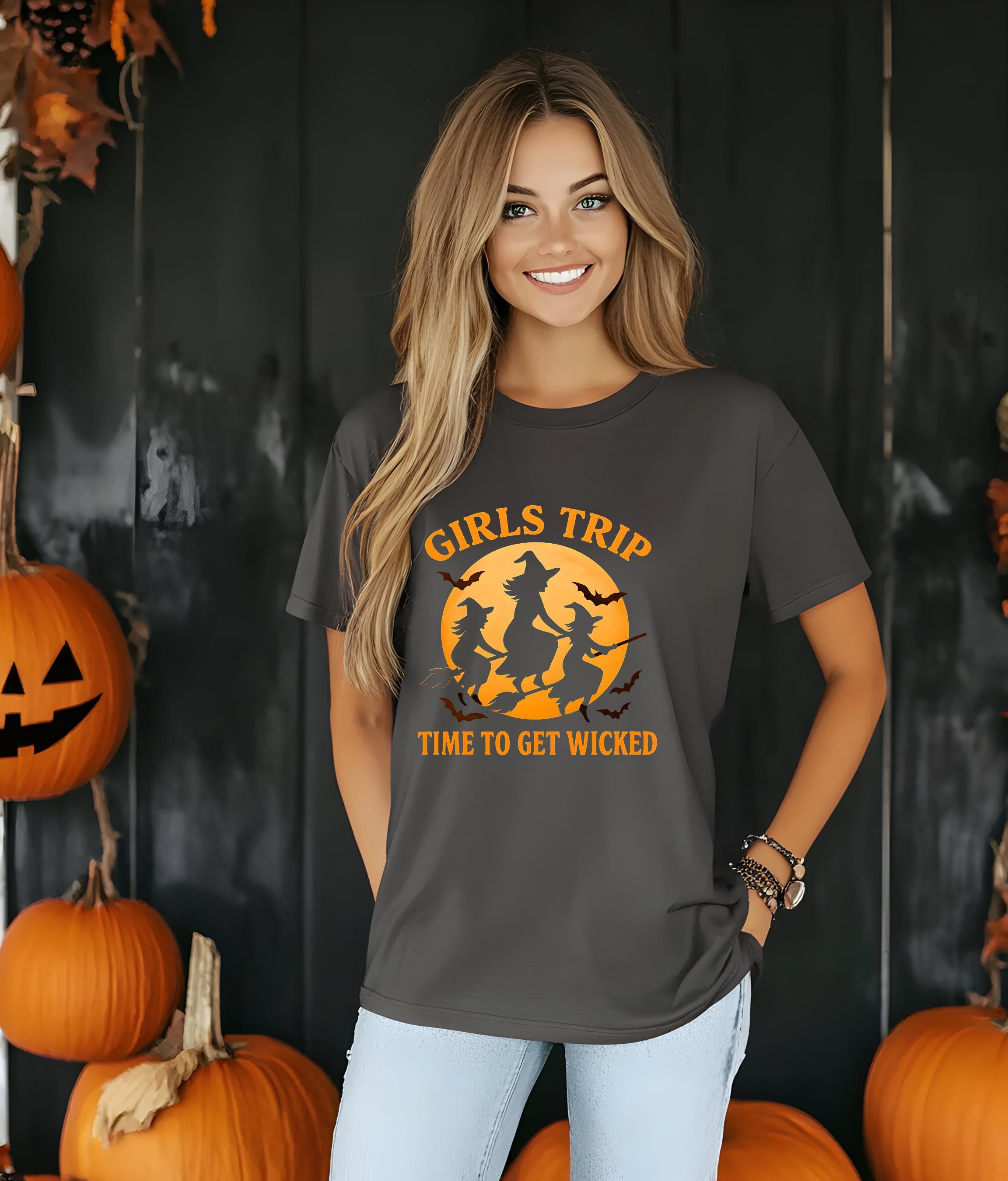 Girls Trip Witchy T-shirt | Fun Halloween Tee | Halloween T-shirt, Funny Halloween Tee, Spooky Season Gift, Halloween Party Shirt