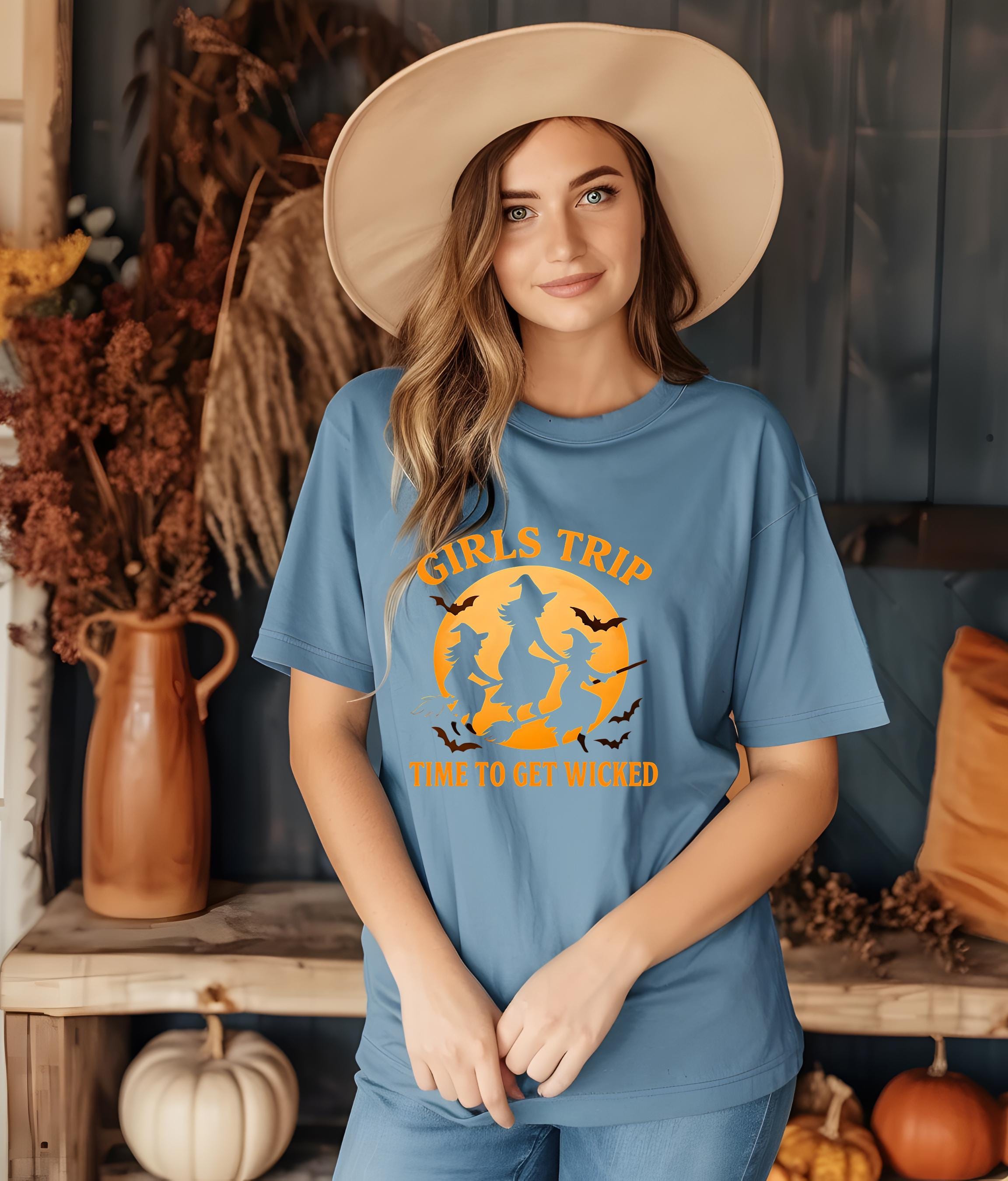 Girls Trip Witchy T-shirt | Fun Halloween Tee | Halloween T-shirt, Funny Halloween Tee, Spooky Season Gift, Halloween Party Shirt