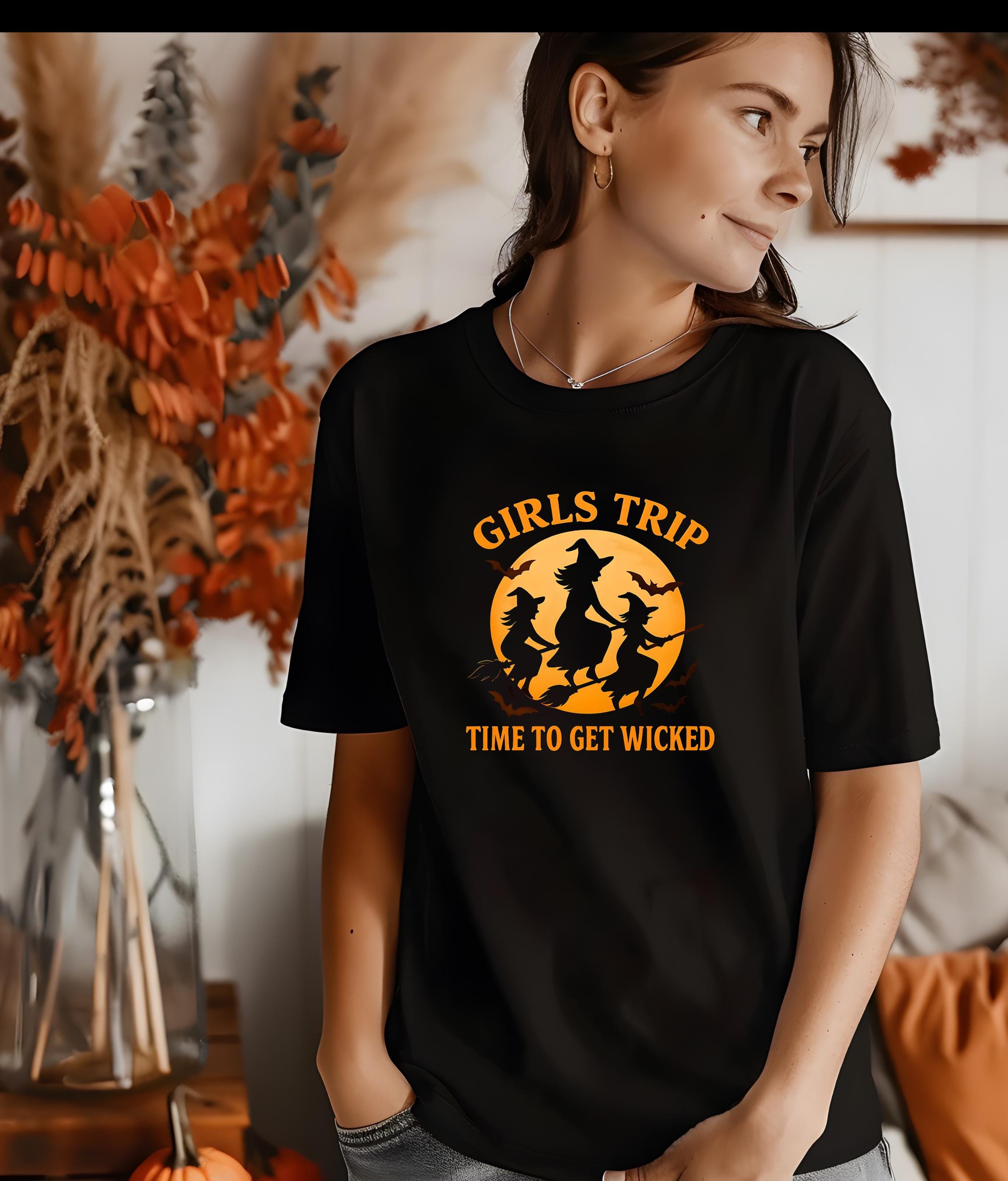 Girls Trip Witchy T-shirt | Fun Halloween Tee | Halloween T-shirt, Funny Halloween Tee, Spooky Season Gift, Halloween Party Shirt