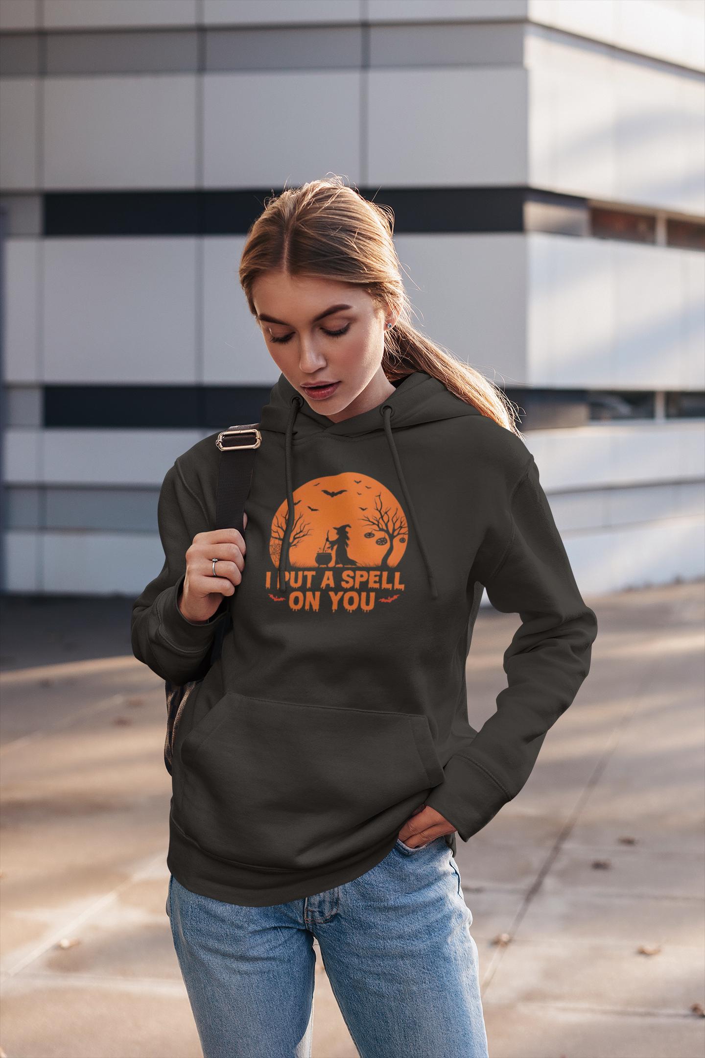 Spooky Spell Hoodie, Halloween Hoodie, Tis the Spooky Season T-shirt, Stylish Halloween Pumpkin Tee, Cozy Fall Shirt, Unique Gift Idea