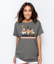 Teaching My Boos Halloween Teacher Shirt, Adorable Ghost Design, Spooky Pencil Tee, Teacher Gift for Fall