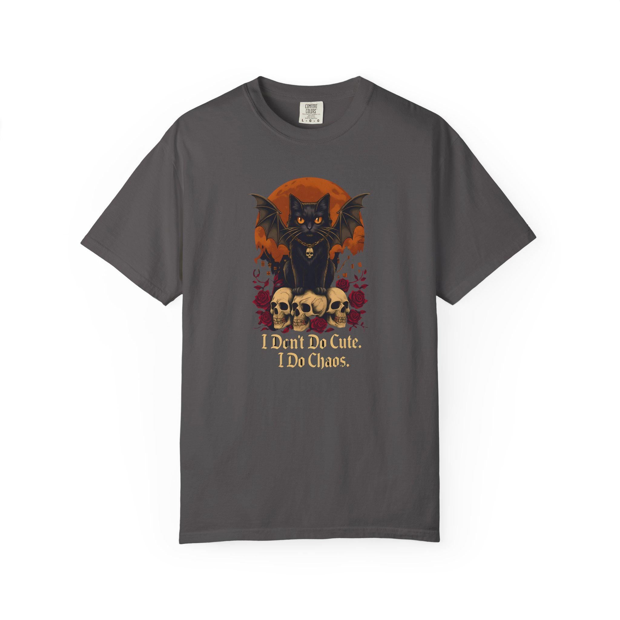 Gothic Chaos T-Shirt | Halloween T-shirt, Halloween Party Tee, Funny Halloween Gift, Cute Halloween Shirt, Spooky Season Outfit