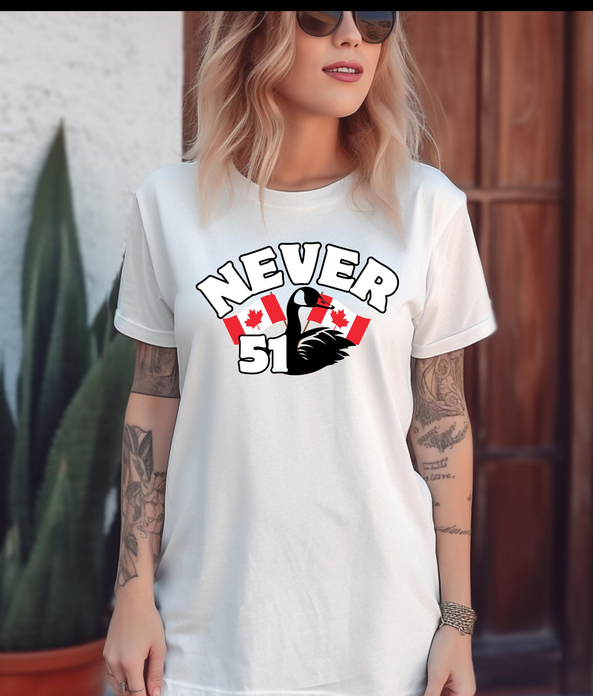 Never 51 T-Shirt, Patriotic Canadian Tee, Funny Anti-Trump Gift, Canada Day Shirt, Unisex Apparel for All