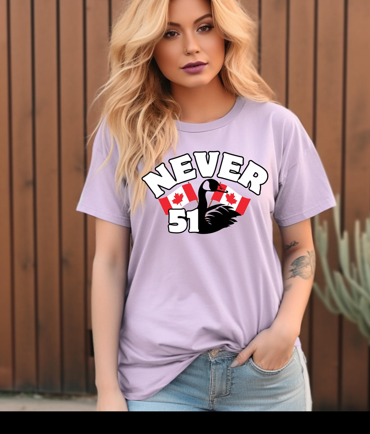 Never 51 T-Shirt, Patriotic Canadian Tee, Funny Anti-Trump Gift, Canada Day Shirt, Unisex Apparel for All
