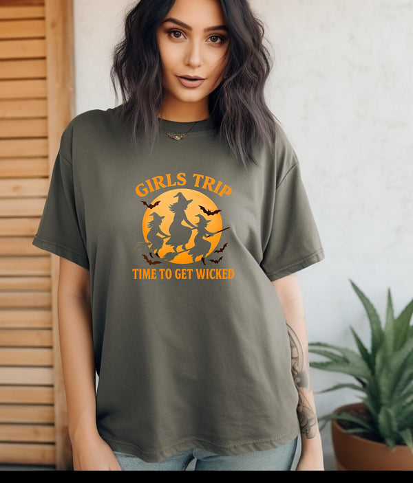 Girls Trip Witchy T-shirt | Fun Halloween Tee | Halloween T-shirt, Funny Halloween Tee, Spooky Season Gift, Halloween Party Shirt
