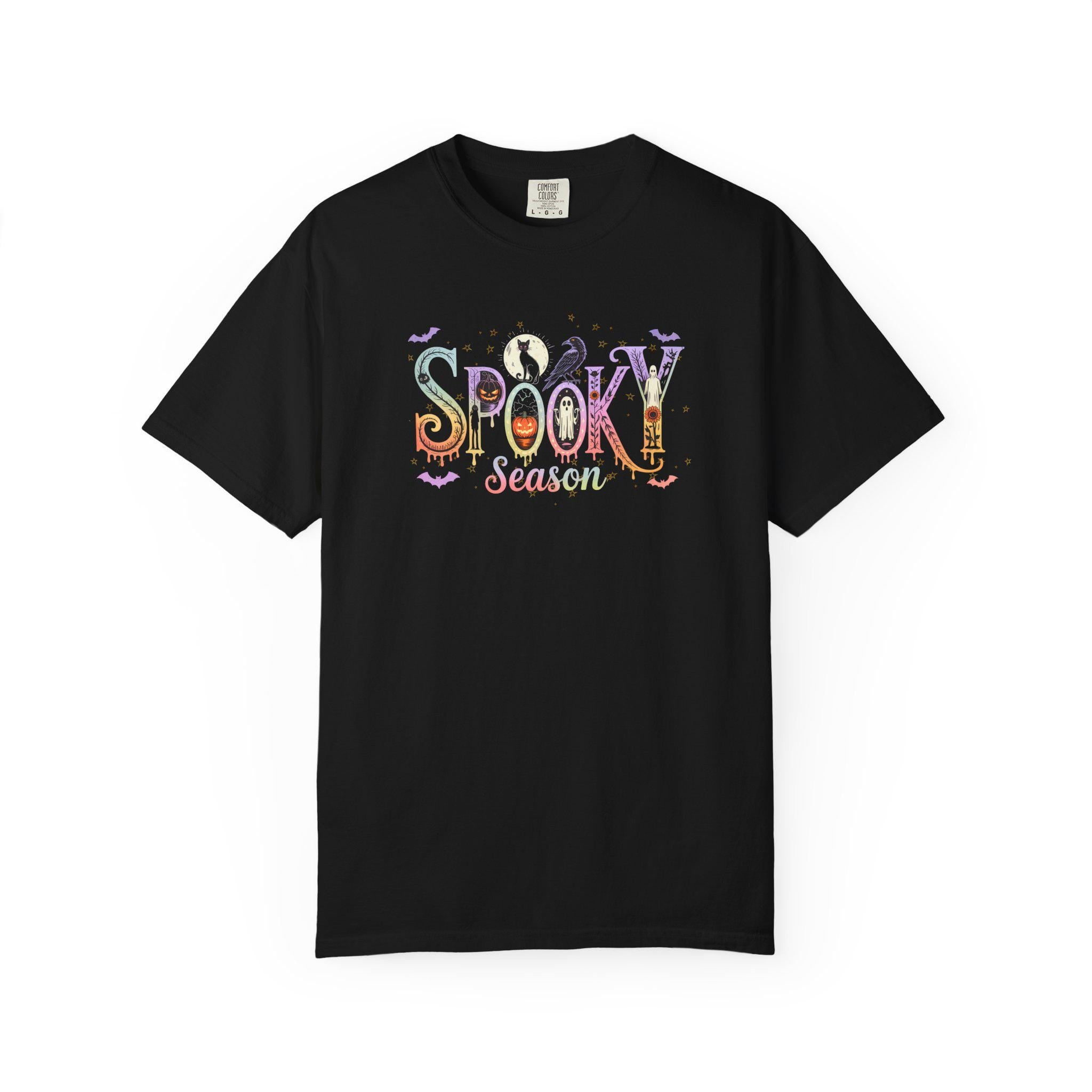 Spooky Season T-Shirt, Halloween Tee, Fall Fashion Top, Autumn Shirt, Trick or Treat Apparel, Gift for Haunted Holidays