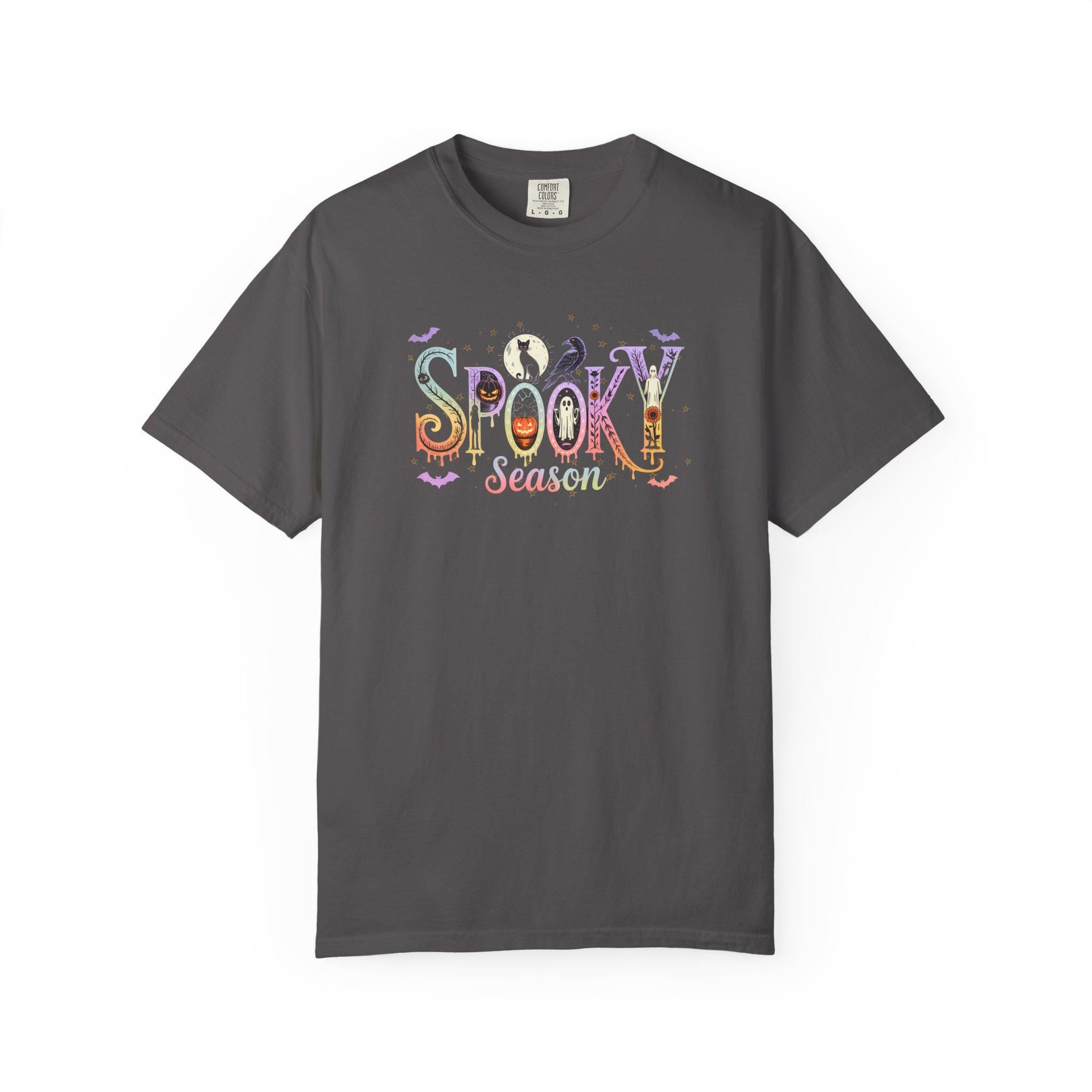 Spooky Season T-Shirt, Halloween Tee, Fall Fashion Top, Autumn Shirt, Trick or Treat Apparel, Gift for Haunted Holidays
