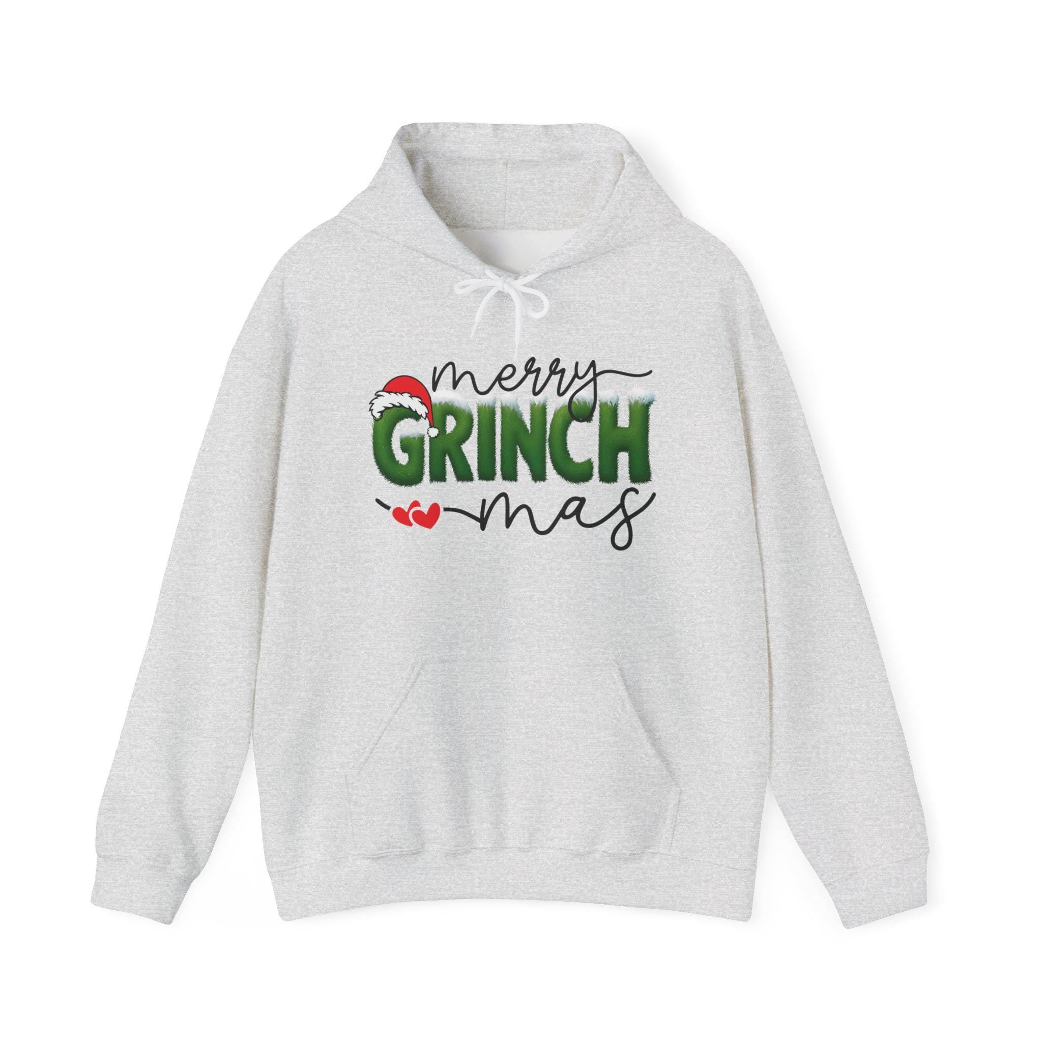 Merry Grinchmas Hoodie | Christmas Holiday Graphic Sweatshirt