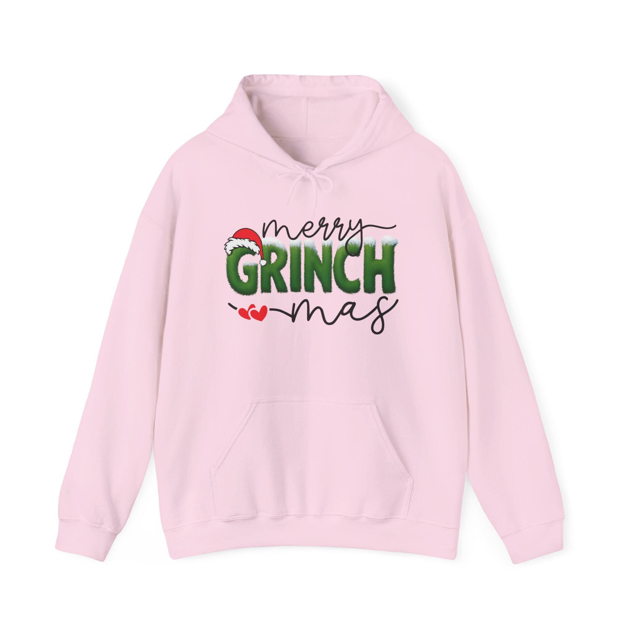 Merry Grinchmas Hoodie | Christmas Holiday Graphic Sweatshirt