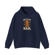 Fa La La? Nah Gingerbread Man Hoodie | Funny Grumpy Grinch Christmas Holiday Sweatshirt