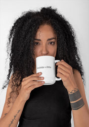 Minimalist Ceramic Mug | Sassy Coffee Cup, Self Care Gift